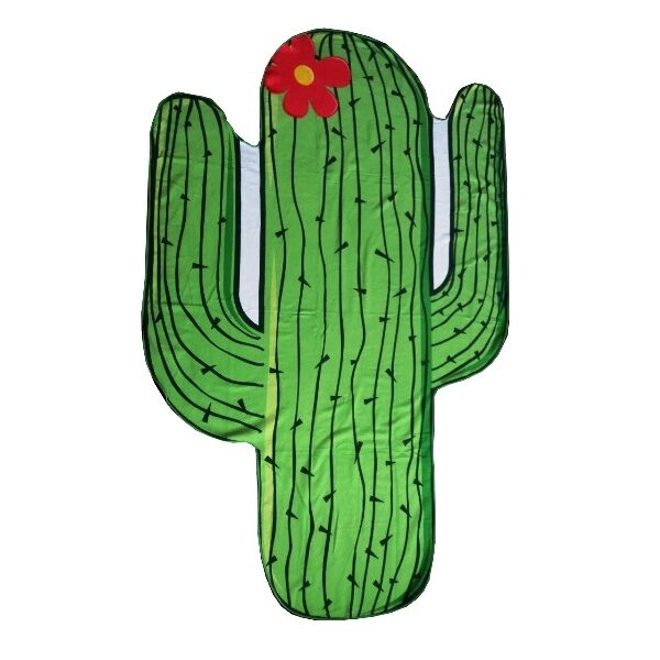 Πετσέτα παραλίας κάκτος  με μικροΐνες