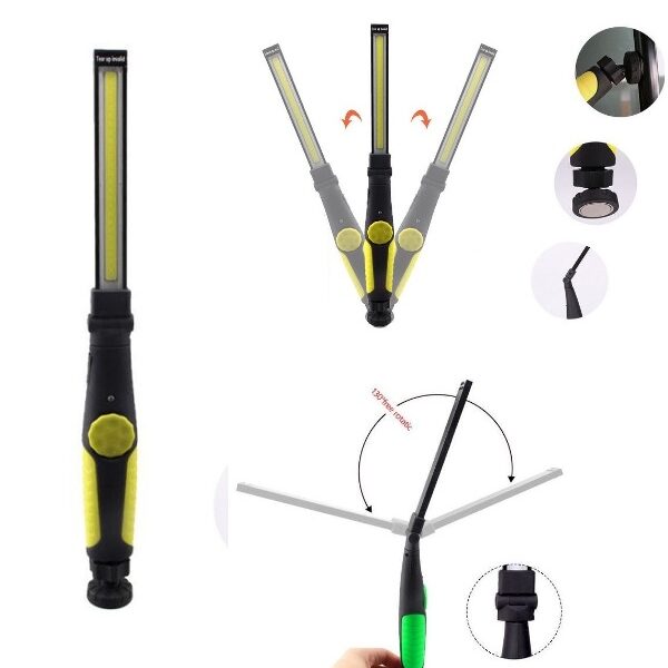 Επαναφορτιζόμενος φακός με Μαγνητική Βάση & Ροοστάτη OEM