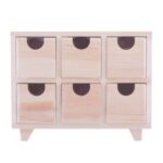 Μοντέρνα, ξύλινη μπιζουτιέρα συρταριέρα με 6 συρτάρια 1123 8745 OEM