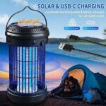 Επαναφορτιζόμενη ηλιακή λάμπα εξολόθρευσης εντόμων 16002 OEM