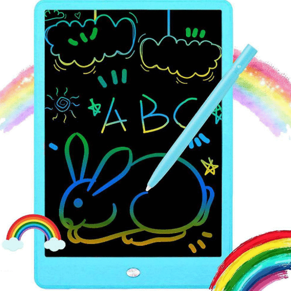 Μεγάλος ηλεκτρονικός πίνακας πολύχρωμης γραφής με οθόνη LCD 16 ίντσες, γαλάζιο 9004 OEM