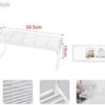 Πτυσσόμενο μεσαίο στενό ράφι κουζίνας kmt 39.5x14x15cm