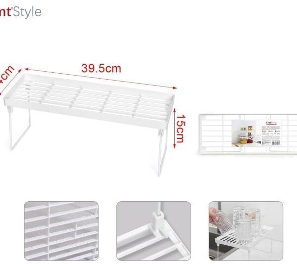 Πτυσσόμενο μεσαίο στενό ράφι κουζίνας kmt 39.5x14x15cm