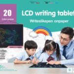 Πολύ μεγάλος ηλεκτρονικός πίνακας πολύχρωμης γραφής με οθόνη LCD 20 ίντσες, μαύρο OEM