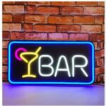 Φωτιζόμενη πινακίδα με led "BAR" OEM