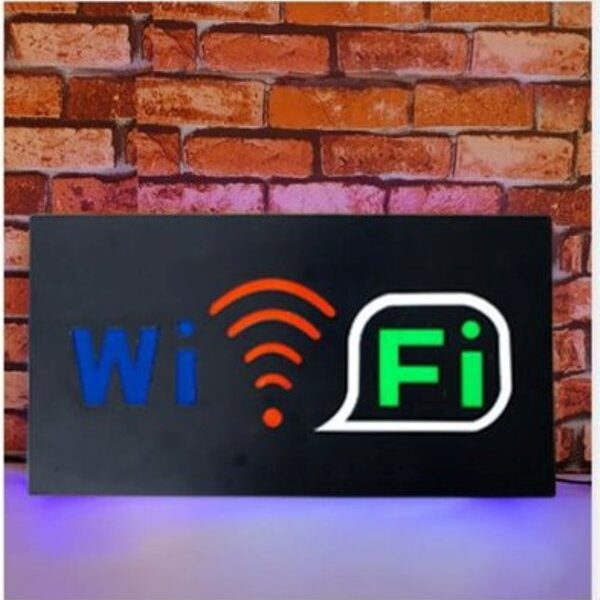Φωτιζόμενη πινακίδα με led "WIFI" OEM