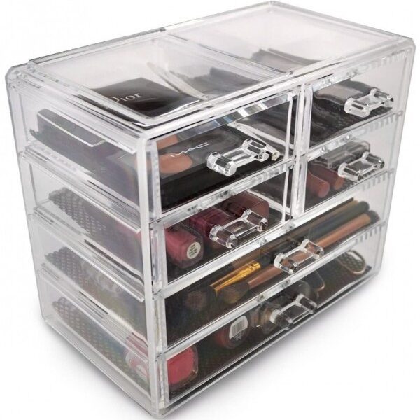 Ακρυλική μπιζουτιέρα με 6 συρτάρια 26448 OEM