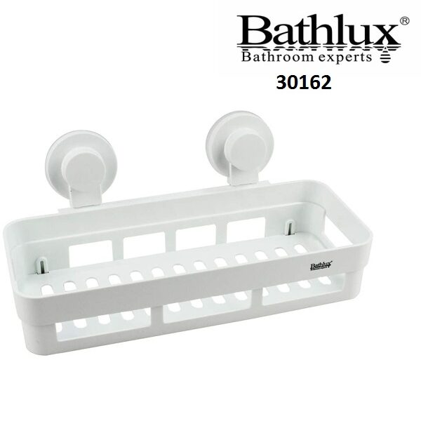 Ορθογώνιο ράφι με βεντούζες 30162 BATHLUX 87390 BathLux
