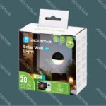 Ηλιακό φωτιστικό τοίχου LED RGB 2W μαύρο Aigostar 321802 AIGOSTAR