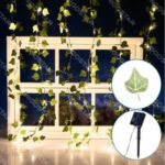 Ηλιακή κουρτίνα 70 LED με φύλλα κισσού AIGOSTAR 403768 AIGOSTAR