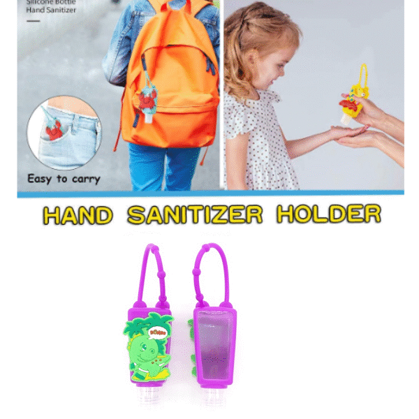 Παιδική θήκη αντισηπτικού σιλικόνης για την τσάντα "μικρός δεινόσαυρος" OEM