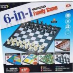 Οικογενειακό επιτραπέζιο μαγνητικό παιχνίδι 6 σε 1 Νο. S4404-6 OEM