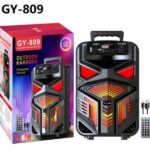 Φορητό ηχείο καραόκε με μικρόφωνο Bluetooth  8" GY-809 OEM