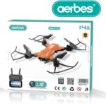 Drone με δομή 4 αξόνων και τηλεχειριστήριο πορτοκαλί AB-F712 AERBES 8123 Aerbes