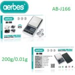 Μίνι ηλεκτρονική ζυγαριά 200g/0,01g AB-J166 aerbes Aerbes