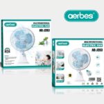 Μίνι ηλεκτρικός ανεμιστήρας με κλιπ λευκός  AB-J283 AERBES Aerbes