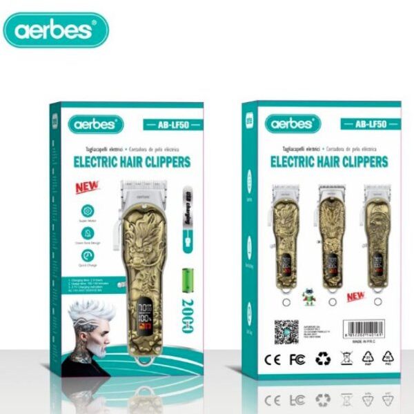 Επαναφορτιζόμενη κουρευτική μηχανή AB-LF50 AERBES Aerbes