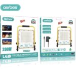 Επαναφορτιζόμενο φορητό φως έκτακτης ανάγκης LED 200W AB-T1200 AERBES Aerbes