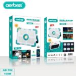 Επιτραπέζιο ηλιακό φωτιστικό LED 100W με ενσωματωμένο πάνελ AB-T62 AERBES Aerbes