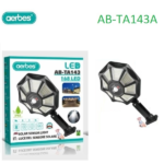 Επαναφορτιζόμενο φως δρόμου 168 LED με αισθητήρα κίνησης και τηλεχειριστήριο AB-TA143 aerbes Aerbes