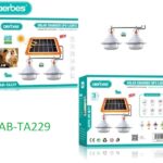 Ηλιακά φώτα UFO LED με ηλιακό πάνελ λευκά AB-TA229 AERBES Aerbes