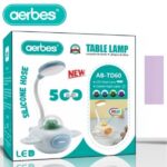 Επαναφορτιζόμενη επιτραπέζια λάμπα LED Αεροπλανάκι μωβ AB-TD60 AERBES Aerbes