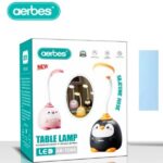 Επαναφορτιζόμενη επιτραπέζια λάμπα LED πιγκουίνος μπλε AB-TD88 AERBES Aerbes