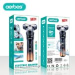 Επαναφορτιζόμενη ηλεκτρική ξυριστική μηχανή AB-TX04 AERBES Aerbes