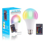Λάμπα LED 9W με τηλεχειριστήριο και ροοστάτη OEM