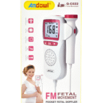 Μίνι φορητή συσκευή παρακολούθησης καρδιάς εμβρύου Andowl Q-C022 – Λευκό/Πράσινο Andowl