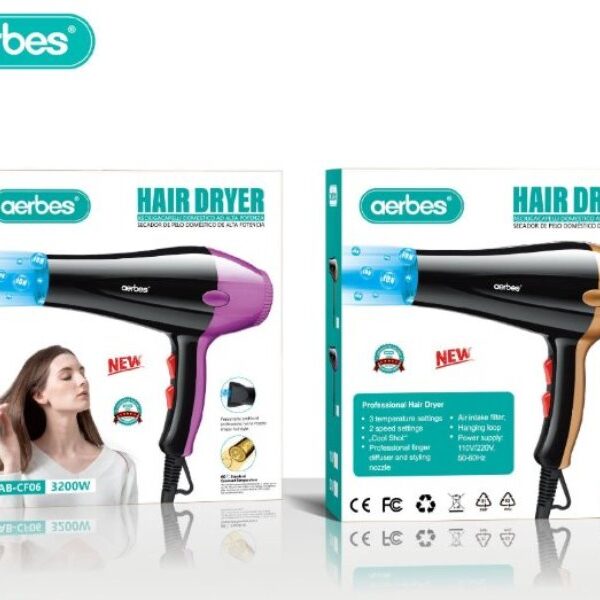 Σεσουάρ μαλλιών 3200W AB-CF06 Aerbes Aerbes