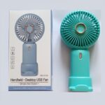 Επαναφορτιζόμενος ανεμιστήρας χειρός USB πράσινο DD 8132 OEM