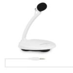 Μικρόφωνο επιτραπέζιο με κλιπ γραβάτας SF-911 Λευκό OEM
