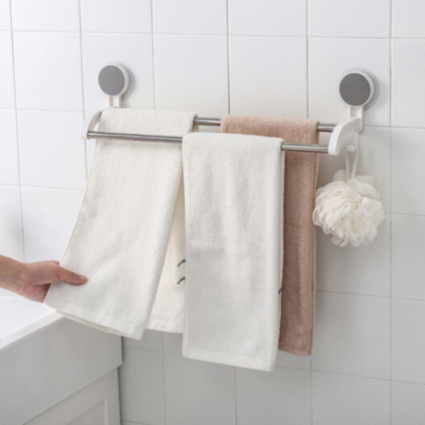 Αυτοκόλλητη, διπλή ράγα για πετσέτες  J&S 21398