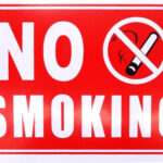 Αυτοκόλλητη επιγραφή απαγόρευσης καπνίσματος OEM
