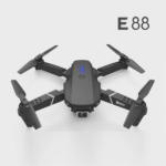 Επαναφορτιζόμενο drone με διπλή κάμερα και τηλεχειριστήριο E88 OEM