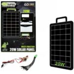 Ηλιακό πάνελ φόρτισης συσκευών 20W GD-120S GD SUPER GDplus