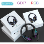 Ακουστικά κεφαλής Gaming 3.5mm με μικρόφωνο και φώτα RGB GE07 EZRA EZRA