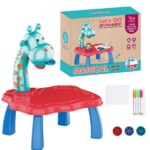 Πίνακας ζωγραφικής μαρκαδόρου με προτζέκτορα και τραπέζι καμηλοπάρδαλη OEM