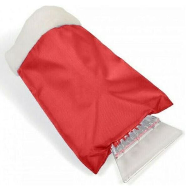 Ξύστρα πάγου με αδιάβροχο γάντι κόκκινο OEM