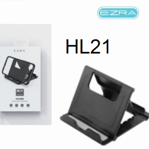 Ρυθμιζόμενη βάση στήριξης τηλεφώνου μαύρη HL21 EZRA EZRA