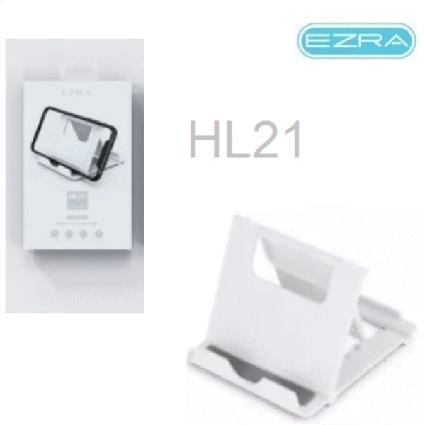 Ρυθμιζόμενη βάση στήριξης τηλεφώνου άσπρη HL21 EZRA EZRA