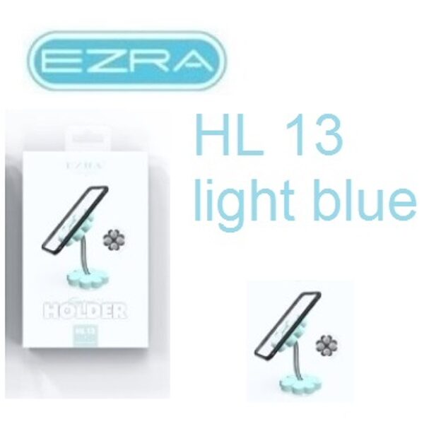 Επιτραπέζιο στήριγμα τηλεφώνου σε σχήμα λουλουδιού θαλασσί HL13 EZRA EZRA