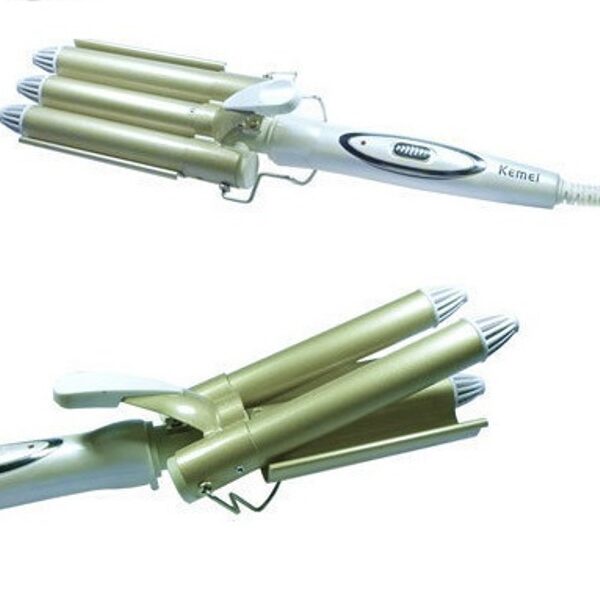 Τριπλό ηλεκτρικό ψαλίδι για κυματιστό Look - KEMEI KM-1010 8185 KEMEI