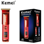 Επαναφορτιζόμενη κουρευτική μηχανή κόκκινη KM-075 KEMEI KEMEI