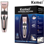 Επαναφορτιζόμενη κουρευτική μηχανή ροζ  KM-1054 KEMEI KEMEI