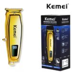 Επαναφορτιζόμενη κουρευτική μηχανή χρυσό KM-1313 KEMEI KEMEI