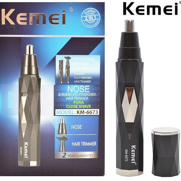 Επαναφορτιζόμενη κουρευτική και ξυριστική συσκευή μύτης και προσώπου KM-6673 KEMEI KEMEI