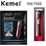 Επαναφορτιζόμενη κουρευτική και ξυριστική μηχανή KM-7055 KEMEI KEMEI