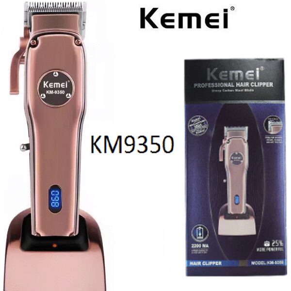 Επαναφορτιζόμενη επαγγελματική κουρευτική μηχανή KM-9350 Kemei KEMEI